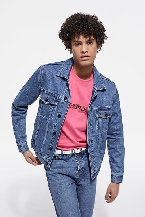 BLOUSON EN DENIM BLEU DELAVE BLUE DENIM 1