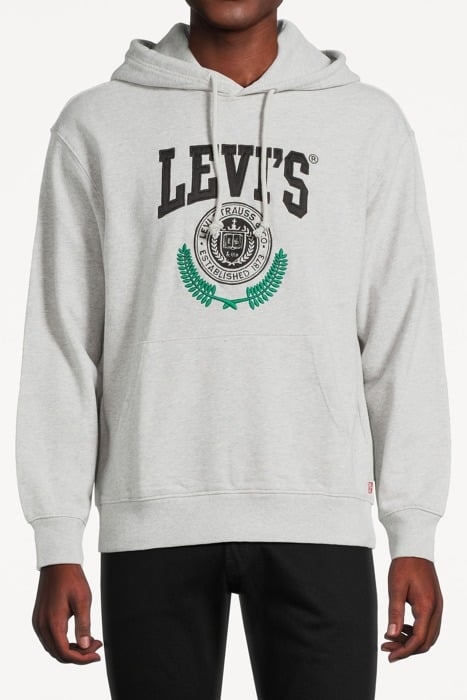 RELAXED JEANS HOODIE WHITE 1