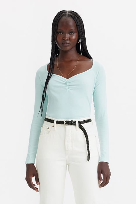 HEAVENLY LONG-SLEEVED TOP BLUE 1