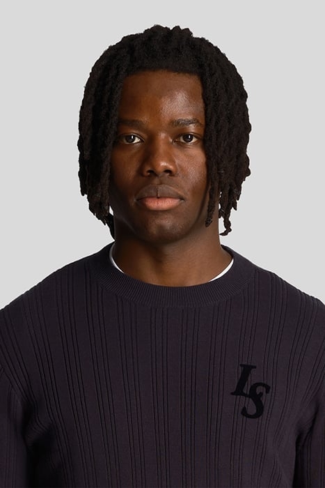 CLUB EMBLEM CREW NECK JUMPER DARK NAVY 4