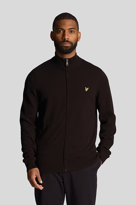FULL ZIP JUMPER JET BLACK 1