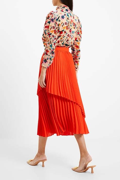 ARIE PLEATED SKIRT RED 3