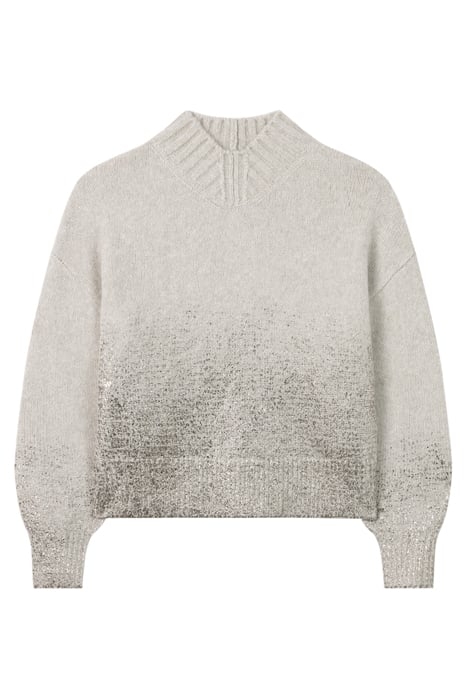 METALLIC PRINT SWEATER STONE 3