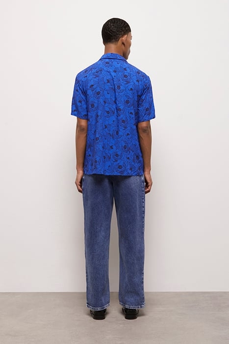 CHEMISE A MANCHES COURTES BLUE 2