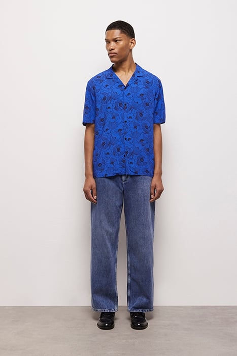 CHEMISE A MANCHES COURTES BLUE 1