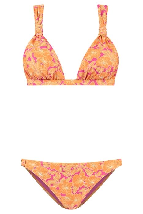 LADIES KIKI BIKINI SET SUNNY FLORAL MILLENIAL PINK FLOWER 4