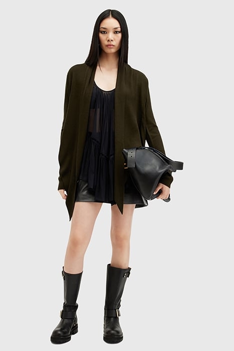 WASSON PIRATE CARDIG TARMAC GREEN 4