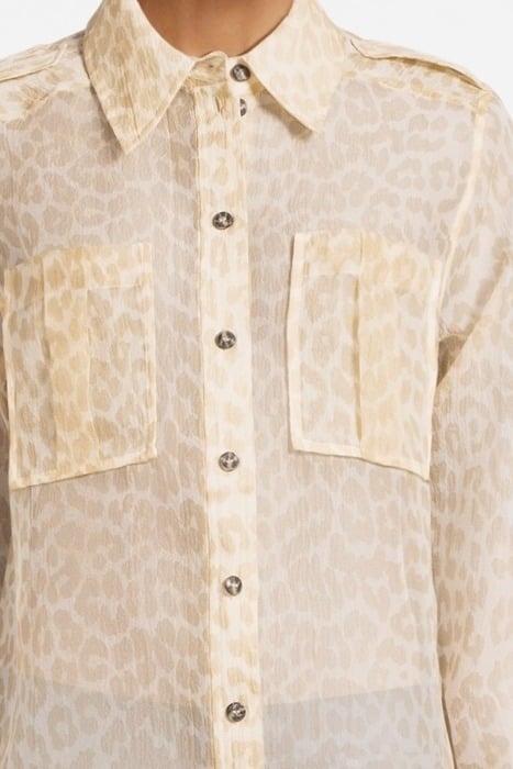 ORGANZA SHIRT OYSTER GRAY 4