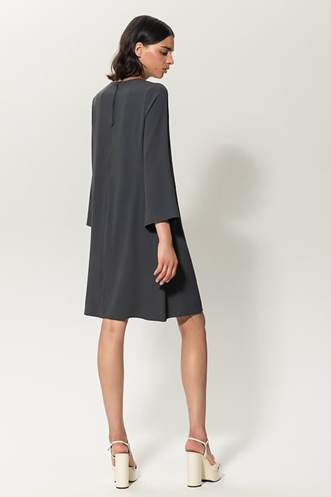 MINI DRESS WITH ¾ SLEEVES ANTHRACITE 2