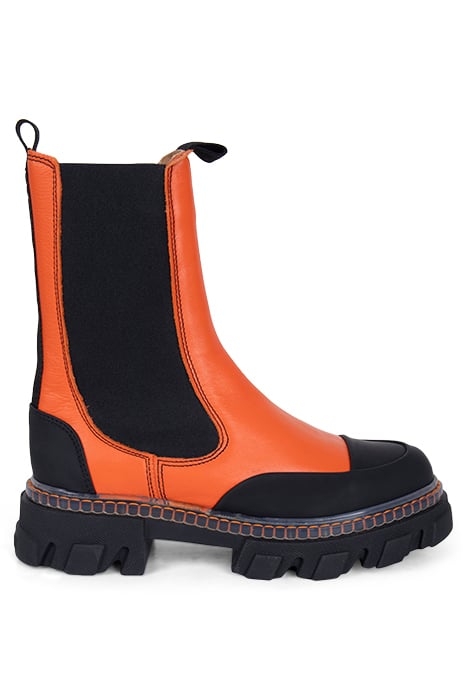 CLEATED MID CHELSEA BOOT TRANSPARENT WELT ORANGEADE 1
