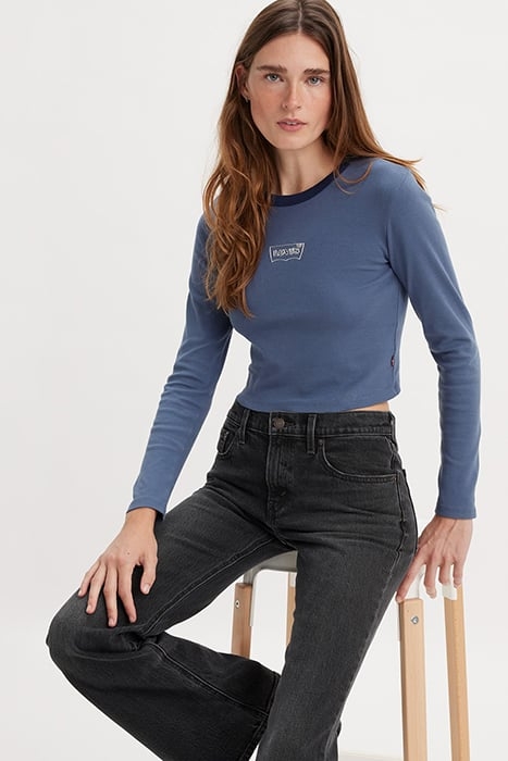 GRAPHIC LONG-SLEEVED TOP BLUE 4