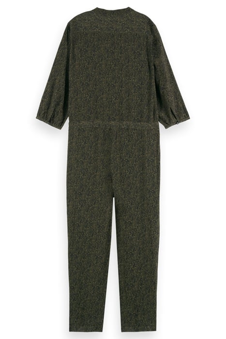 PRINTED JUMPSUIT LEOPARD SPOT GREEN 4