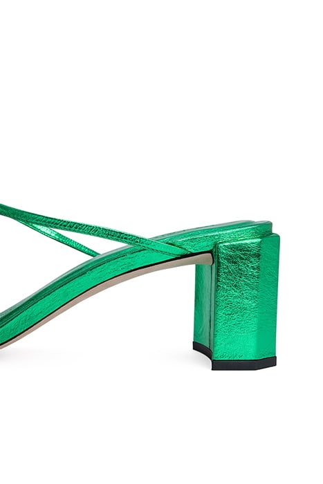 JUNE CLOVER GREEN METALLIC LEATHER 7