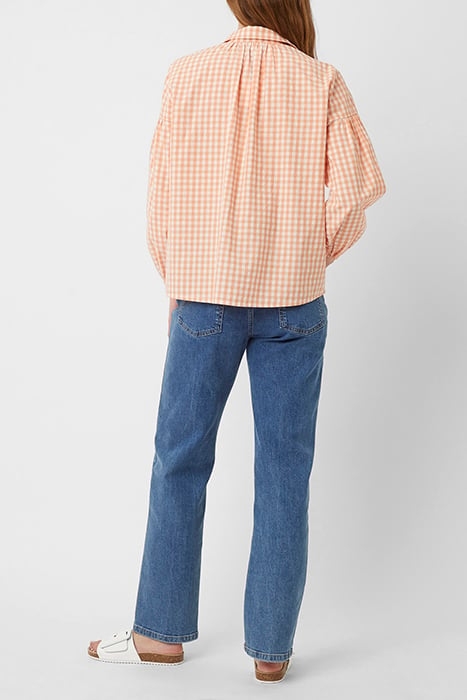 CLASSIC GINGHAM LS POPOVR SHRT ORANGE 3