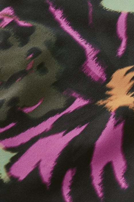 BIKINI BOTTOM WITH RUFFLE ASTER BLACK 7