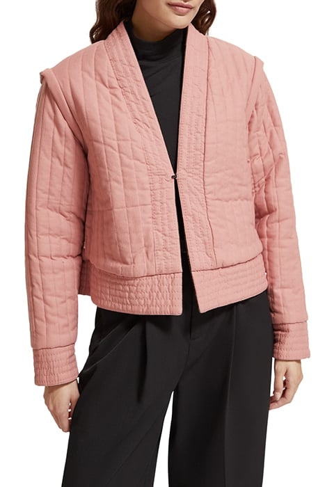 QUILTED REVERSIBLE JACKET LEOPARD SPOT GREEN 7