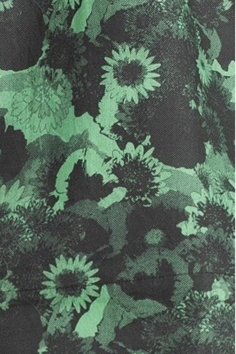 PRINTED COTTON HIGH RUFFLE COLLAR BLOUSE PEAPOD 5