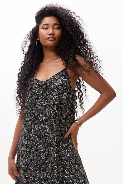 RELAXED STRAP DRESS BLACK 4