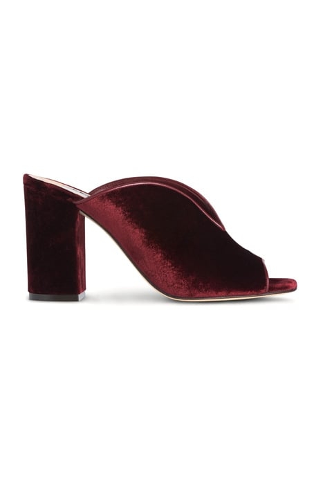 CARMELA MULE BLACK RASPBERRY 1