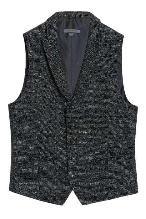 SLIM FIT PEAK LAPEL VEST STEEL GREY 3