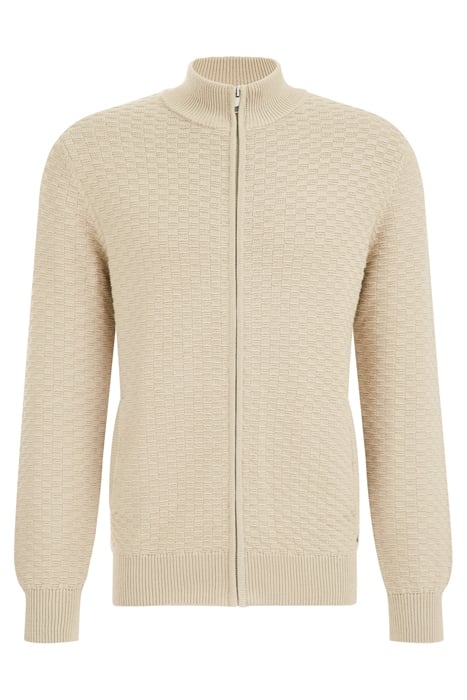 CARDIGAN WITH ZIPPER BEIGE 4