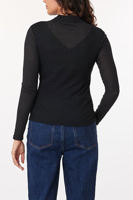 SHEER MOCKNECK BLACK 2