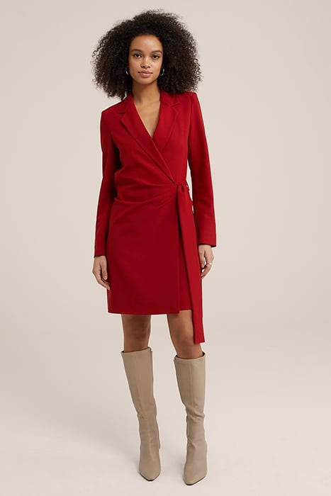 DRESS SHORT SAFFRON RED 2