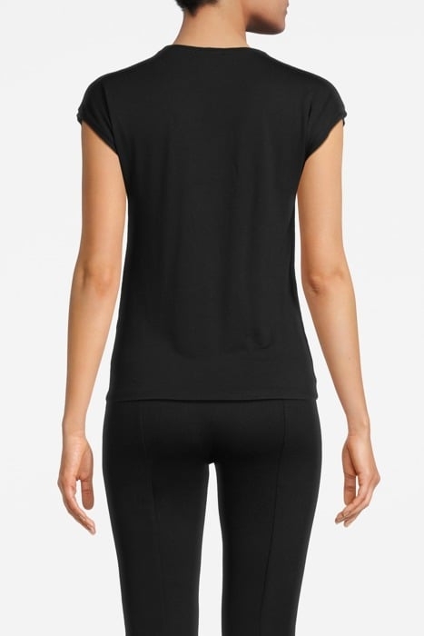 TILLY VISCOSE V NECK SWEATER BLACK - OUTLET PRICE 2