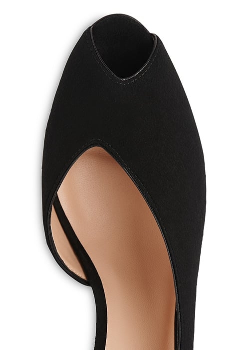 KAYLEIGH PEEP TOE COURT BLACK 6