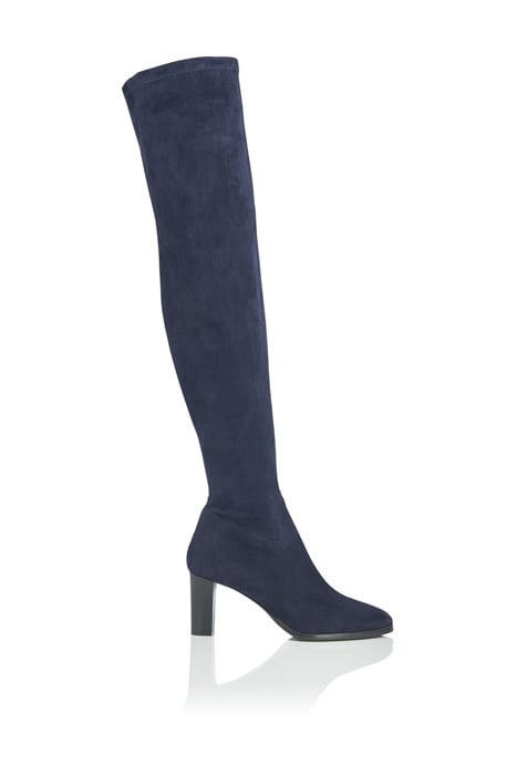 KAORI OVER THE KNEE HEEL NAVY 1
