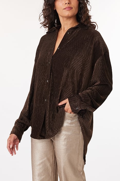 VELVET BUTTON UP HOT FUDGE 1