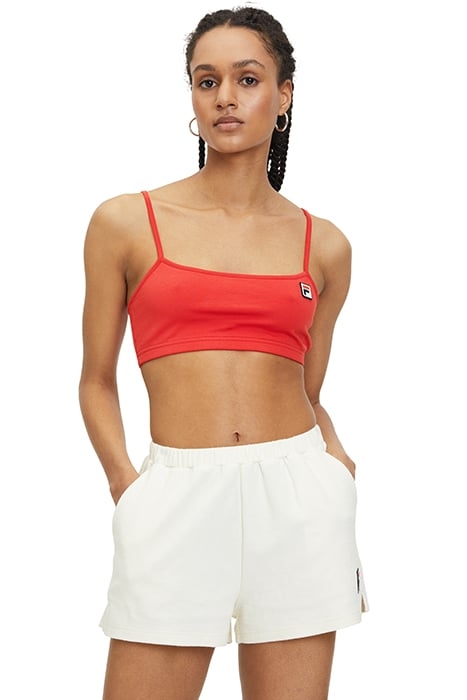 LINFEN CROPPED SPAGHETTI TOP ANTIQUE WHITE 1