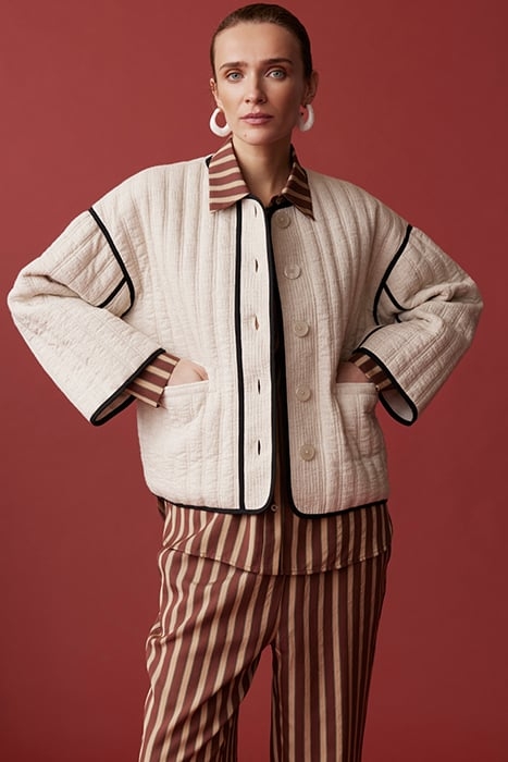 CINNAMON JACKET ECRU 4