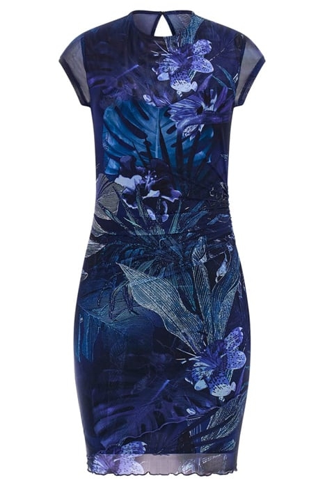 SS AIDA DRESS ETCHED TROPICAL PRIN 4