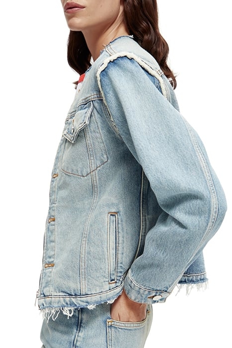 ZIP FRONT TRUCKER JACKET COTTON ZIP IT UP 8
