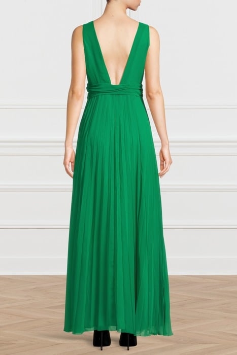 LUCILLE LONG DRESS GREEN MATCHA 2