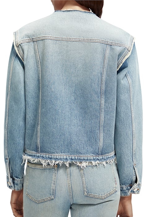 ZIP FRONT TRUCKER JACKET COTTON ZIP IT UP 2