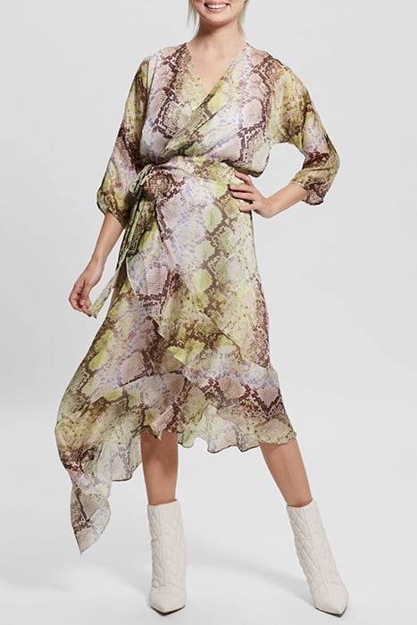 3 QTR SLV ENSLEY WRA GLAM SNAKE PRINT 6