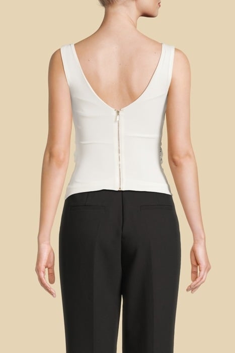 GISELLE TANK TOP PALE PEARL 2