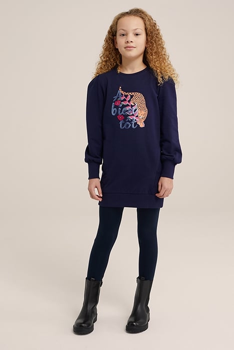 DRESS MID LENGTH DARK BLUE 3