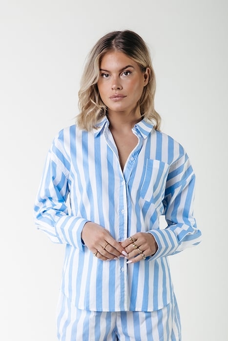 TALIA STRIPED BLOUSE BOYS BLUE 1