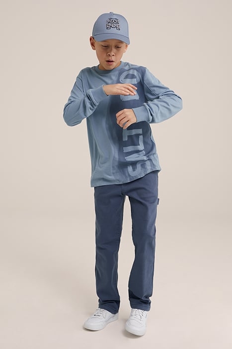 CARGO PANTS GREYISH BLUE 2