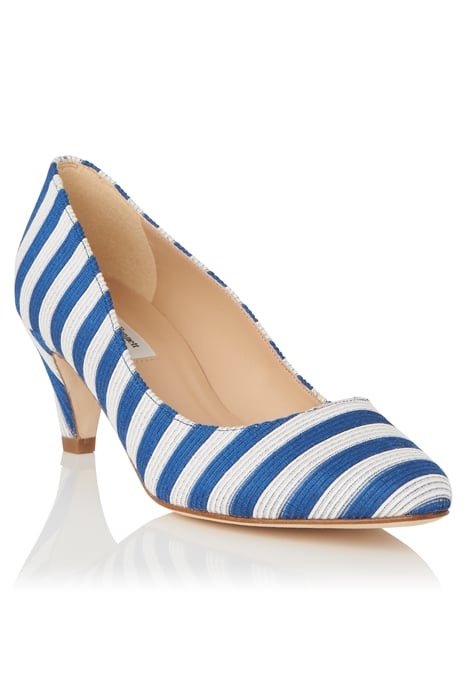HELGA SINGLE SOLE COURT BLUE/WHITE 3