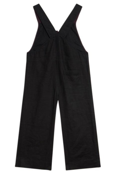 VIOLA LINEN DUNGAREE PURE BLACK 2