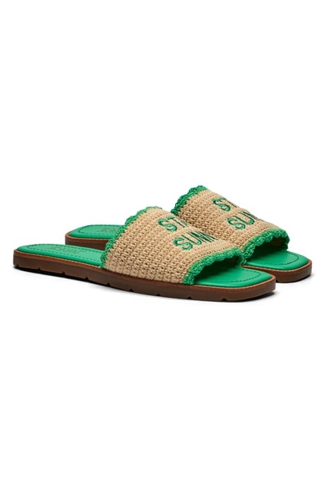 TILDA - SANDAL GREEN/ECRU 2