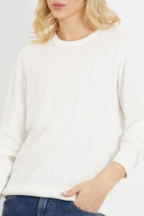 BUD LS CN STITCHED S SALT WHITE 5