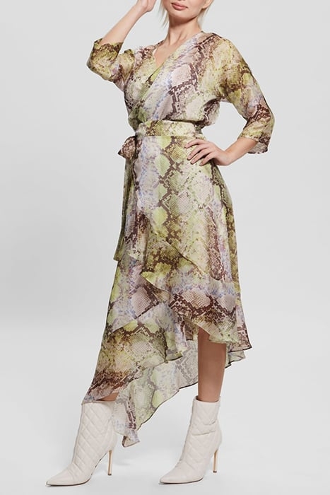 3 QTR SLV ENSLEY WRA GLAM SNAKE PRINT 5