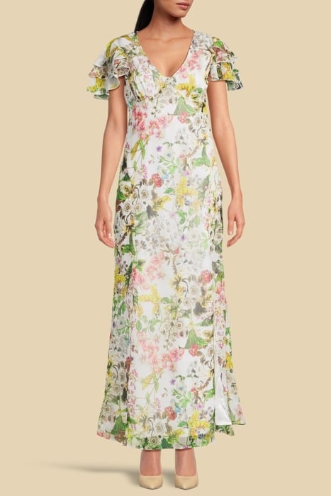 BOTANICAL DRESS GARDEN PRINT 1