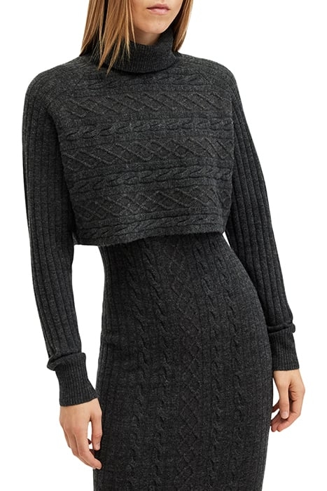 MURIEL DRESS CINDER BLACK 7