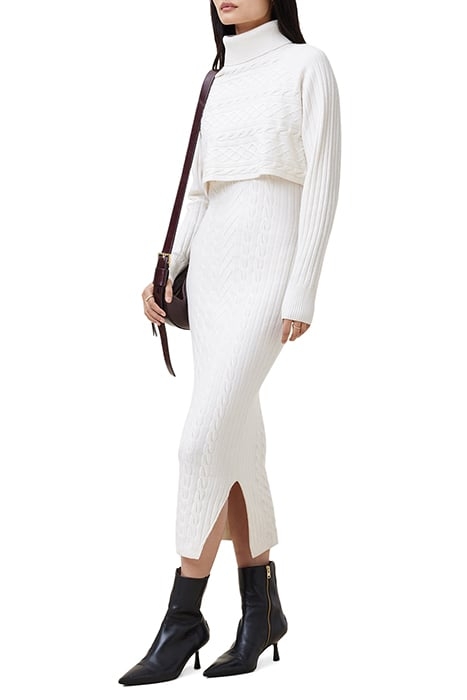 MURIEL DRESS CLOUD WHITE 5